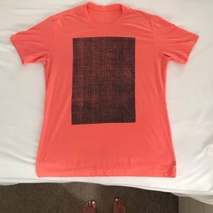 Men’s Large Coral Lululemon T Shirt